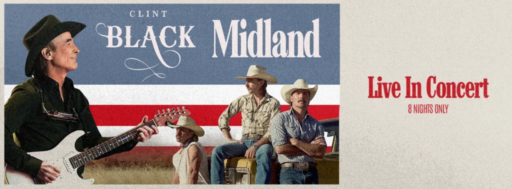 Clint Black & Midland at Everwise Amphitheater at White River State Park